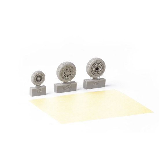 Eduard 648822 1/48 F-16A MLU wheels Brassin for Aircraft