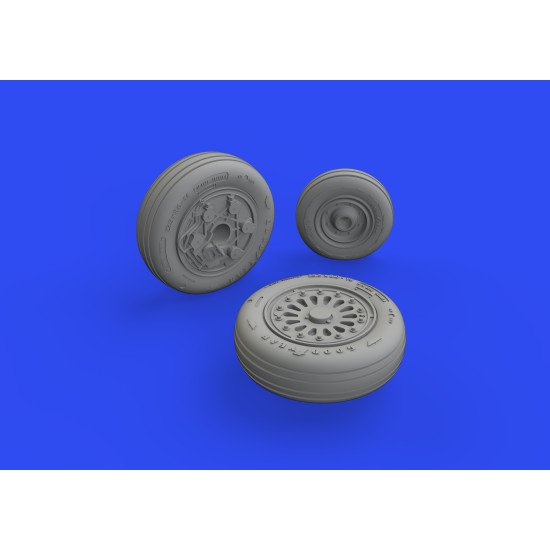 Eduard 648822 1/48 F-16A MLU wheels Brassin for Aircraft