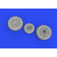 Eduard 648822 1/48 F-16A MLU wheels Brassin for Aircraft
