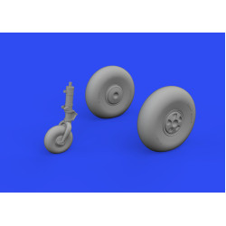 Eduard 648830 1/48 Beaufort Mk.I wheels Brassin for Aircraft