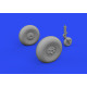 Eduard 648830 1/48 Beaufort Mk.I wheels Brassin for Aircraft