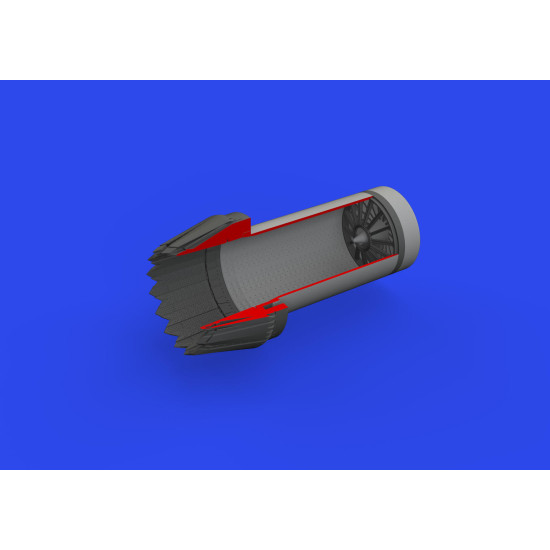 Eduard 648860 1/48 F-35A exhaust nozzle PRINT Brassin for Aircraft
