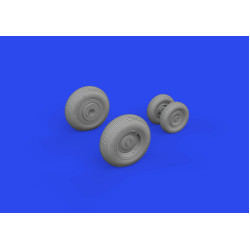 Eduard 648864 1/48 Mi-8MT wheels Brassin for Aircraft