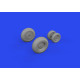Eduard 648864 1/48 Mi-8MT wheels Brassin for Aircraft
