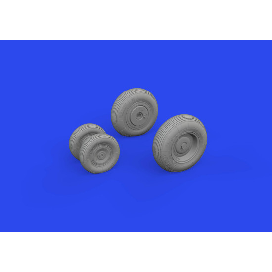 Eduard 648864 1/48 Mi-8MT wheels Brassin for Aircraft