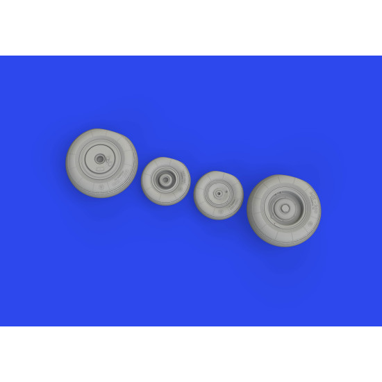 Eduard 648864 1/48 Mi-8MT wheels Brassin for Aircraft