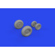 Eduard 648865 1/48 Mi-17 wheels Brassin for Aircraft