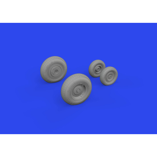 Eduard 648865 1/48 Mi-17 wheels Brassin for Aircraft