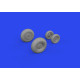 Eduard 648865 1/48 Mi-17 wheels Brassin for Aircraft