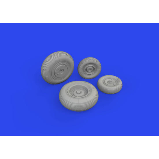 Eduard 648865 1/48 Mi-17 wheels Brassin for Aircraft