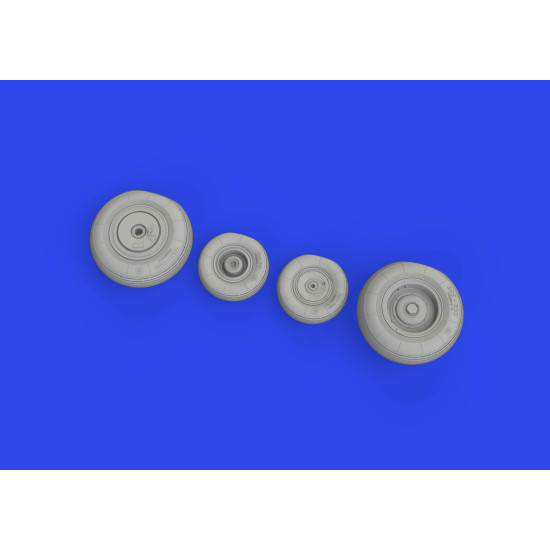 Eduard 648865 1/48 Mi-17 wheels Brassin for Aircraft