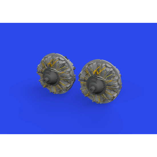 Eduard 648870 1/48 B-25J engines PRINT Brassin for Aircraft