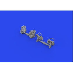 Eduard 648874 1/48 Bf 109E rudder pedals late PRINT Brassin for Aircraft