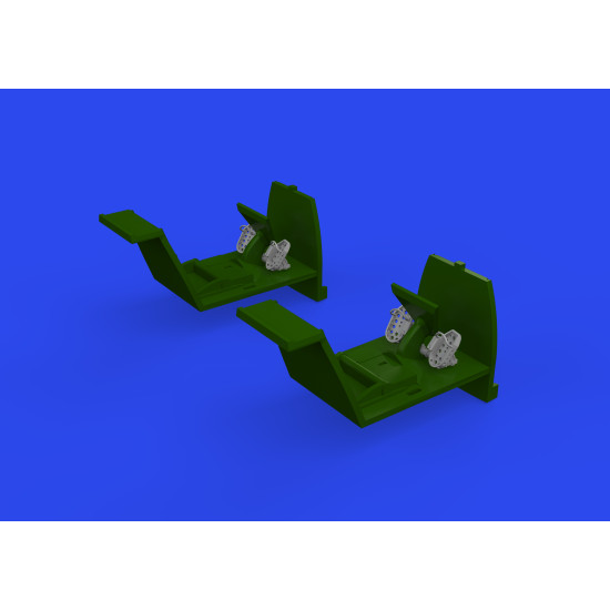 Eduard 648874 1/48 Bf 109E rudder pedals late PRINT Brassin for Aircraft