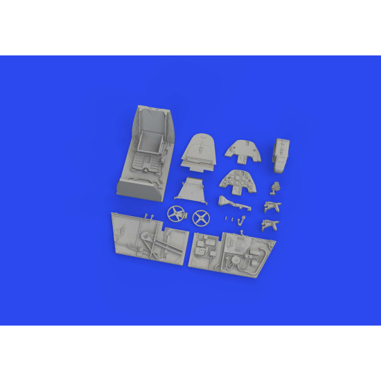 Eduard 648876 1/48 Bf 109F cockpit PRINT Brassin for Aircraft