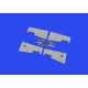 Eduard 648889 1/48 FM-2 folding wings PRINT Brassin for Aircraft Eduard 648889 1/48 FM-2 folding wings PRINT Brassin for Aircraft