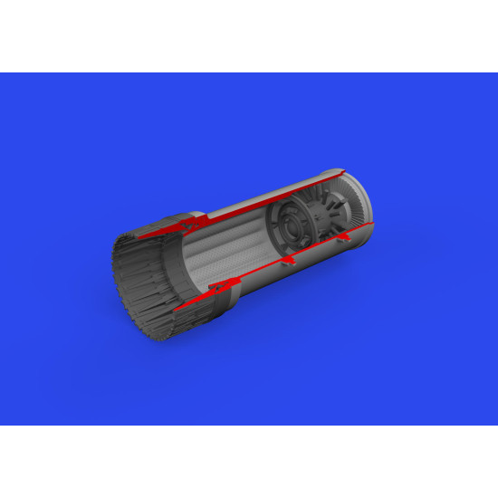 Eduard 648892 1/48 F-104A/C exhaust nozzle PRINT Brassin for Aircraft