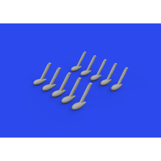 Eduard 648894 1/48 Bf 109 balance weights PRINT Brassin for Aircraft