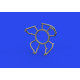Eduard 648901 1/48 FM-2 exhausts PRINT Brassin for Aircraft