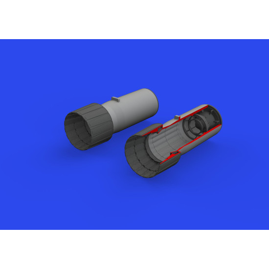 Eduard 648908 1/48 F-4E exhaust nozzles PRINT Brassin for Aircraft