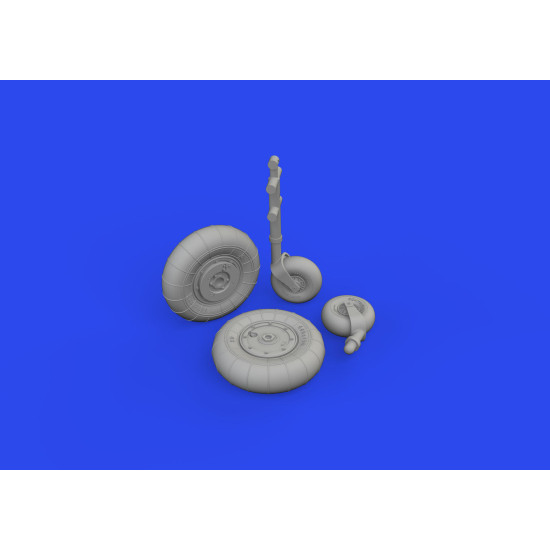 Eduard 648914 1/48 Bf 109K-4 wheels Brassin for Aircraft