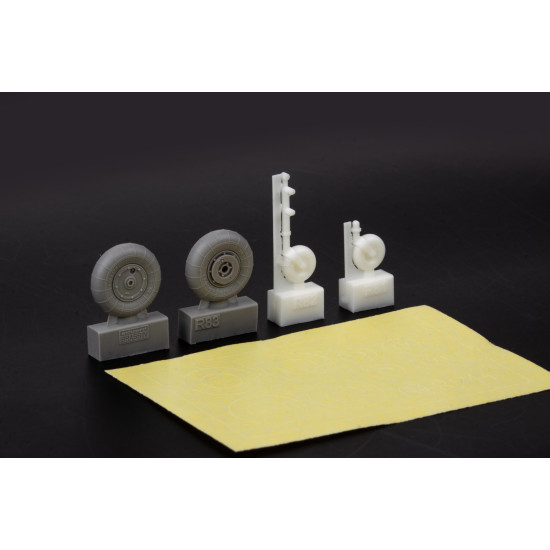 Eduard 648914 1/48 Bf 109K-4 wheels Brassin for Aircraft