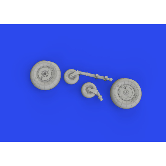 Eduard 648914 1/48 Bf 109K-4 wheels Brassin for Aircraft