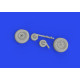 Eduard 648914 1/48 Bf 109K-4 wheels Brassin for Aircraft