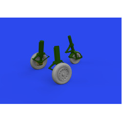 Eduard 648934 1/48 J-35 Draken wheels Type 1 Brassin for Aircraft