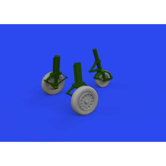 Eduard 648934 1/48 J-35 Draken wheels Type 1 Brassin for Aircraft