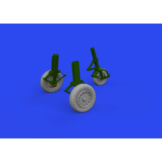 Eduard 648934 1/48 J-35 Draken wheels Type 1 Brassin for Aircraft