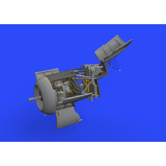 Eduard 648941 1/48 Fw 190A-7 engine & fuselage guns Brassin for Aircraft