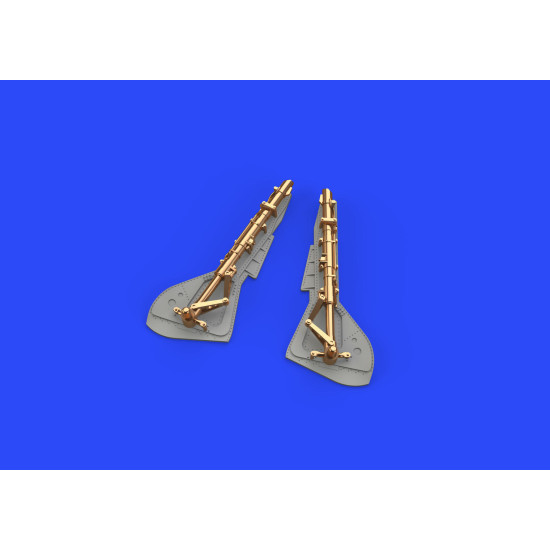 Eduard 648942 1/48 Fw 190A-7 undercarriage legs BRONZE Brassin for Aircraft