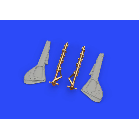 Eduard 648942 1/48 Fw 190A-7 undercarriage legs BRONZE Brassin for Aircraft