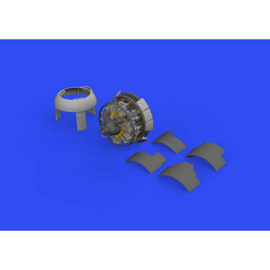 Eduard 648947 1/48 FM-1 engine PRINT Brassin for Aircraft