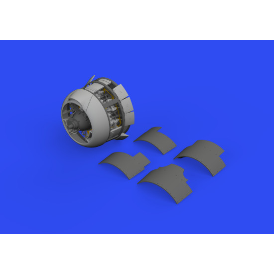 Eduard 648947 1/48 FM-1 engine PRINT Brassin for Aircraft