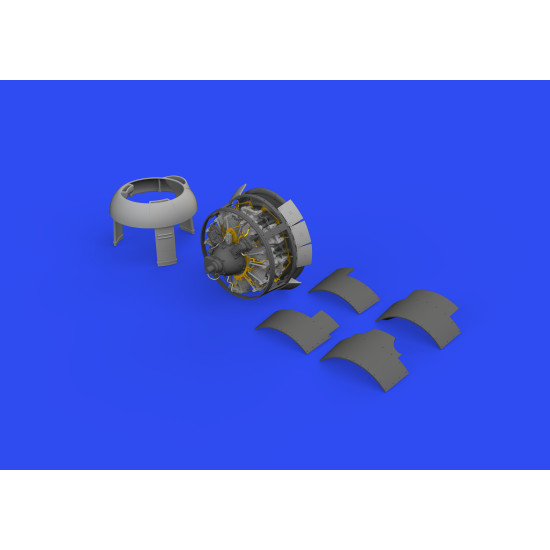 Eduard 648947 1/48 FM-1 engine PRINT Brassin for Aircraft