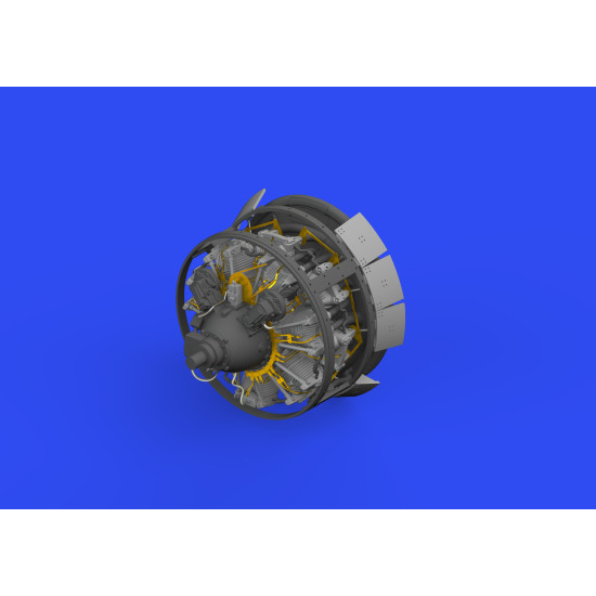 Eduard 648947 1/48 FM-1 engine PRINT Brassin for Aircraft