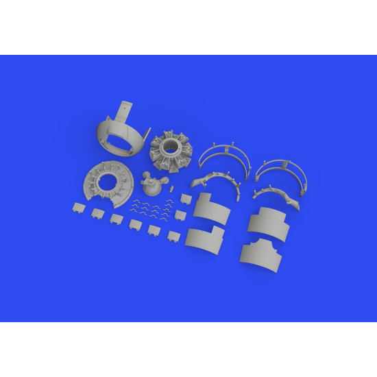 Eduard 648947 1/48 FM-1 engine PRINT Brassin for Aircraft