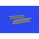 Eduard 648958 1/48 P-39 exhaust stacks fishtail PRINT Brassin for Aircraft
