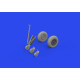 Eduard 648965 1/48 TBF/TBM wheels w/pattern Brassin for Aircraft Eduard 648965 1/48 TBF/TBM wheels w/pattern Brassin for Aircraft