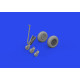 Eduard 648965 1/48 TBF/TBM wheels w/pattern Brassin for Aircraft Eduard 648965 1/48 TBF/TBM wheels w/pattern Brassin for Aircraft
