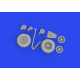 Eduard 648965 1/48 TBF/TBM wheels w/pattern Brassin for Aircraft Eduard 648965 1/48 TBF/TBM wheels w/pattern Brassin for Aircraft