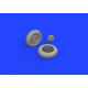 Eduard 648985 1/48 F4U wheels Brassin for Aircraft Eduard 648985 1/48 F4U wheels Brassin for Aircraft