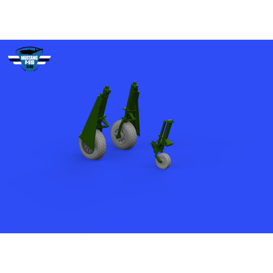Eduard 648987 1/48 P-51B/C wheels oval tread Brassin for Aircraft Eduard 648987 1/48 P-51B/C wheels oval tread Brassin for Aircraft