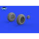 Eduard 648987 1/48 P-51B/C wheels oval tread Brassin for Aircraft Eduard 648987 1/48 P-51B/C wheels oval tread Brassin for Aircraft