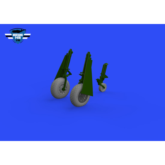 Eduard 648987 1/48 P-51B/C wheels oval tread Brassin for Aircraft Eduard 648987 1/48 P-51B/C wheels oval tread Brassin for Aircraft