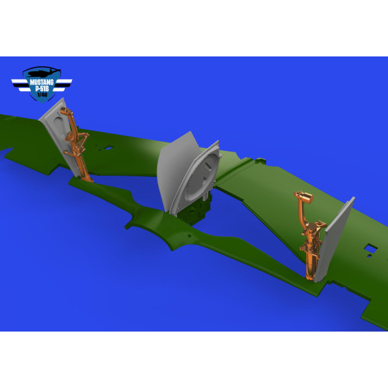 Eduard 648994 1/48 P-51B/C undercarriage legs BRONZE Brassin for Aircraft