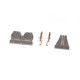 Eduard 648994 1/48 P-51B/C undercarriage legs BRONZE Brassin for Aircraft