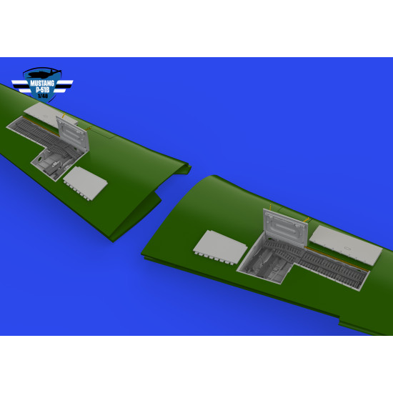 Eduard 648997 1/48 P-51B/C gun bays PRINT Brassin for Aircraft